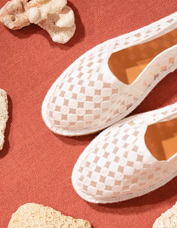 Espadrille tulle femme