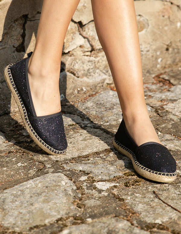 Espadrilles Paillettes Marine PALOMA