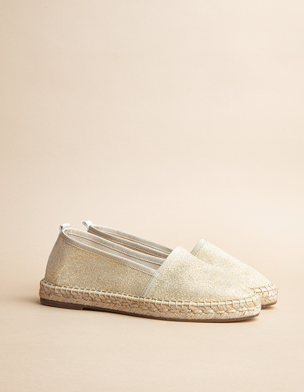 Espadrilles Toile Doré VENEZIA