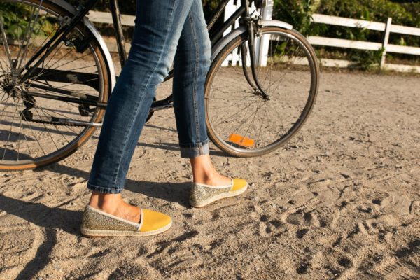 espadrille femme miel