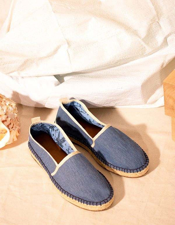 Espadrilles Toile Jean CALIFORNIE FRANÇAISE X ESCADRILLE