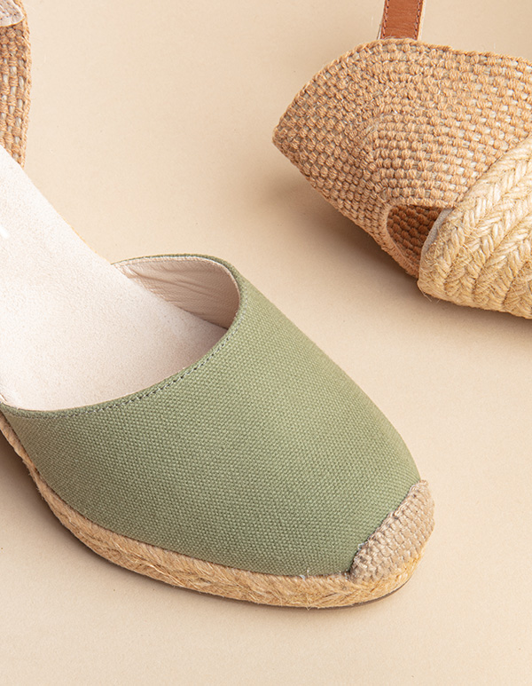 Espadrilles Toile Kaki DOLCE VITA bride