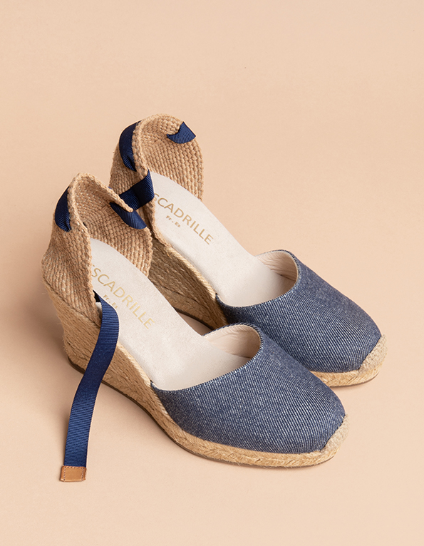 Espadrilles Toile Jean DOLCE VITA ruban