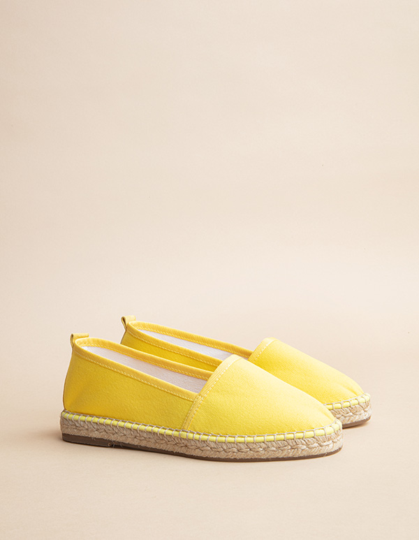 Espadrilles Toile Citron SOCOA