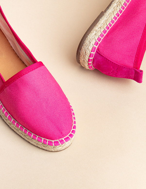 Espadrilles Toile Fuschia SOCOA F