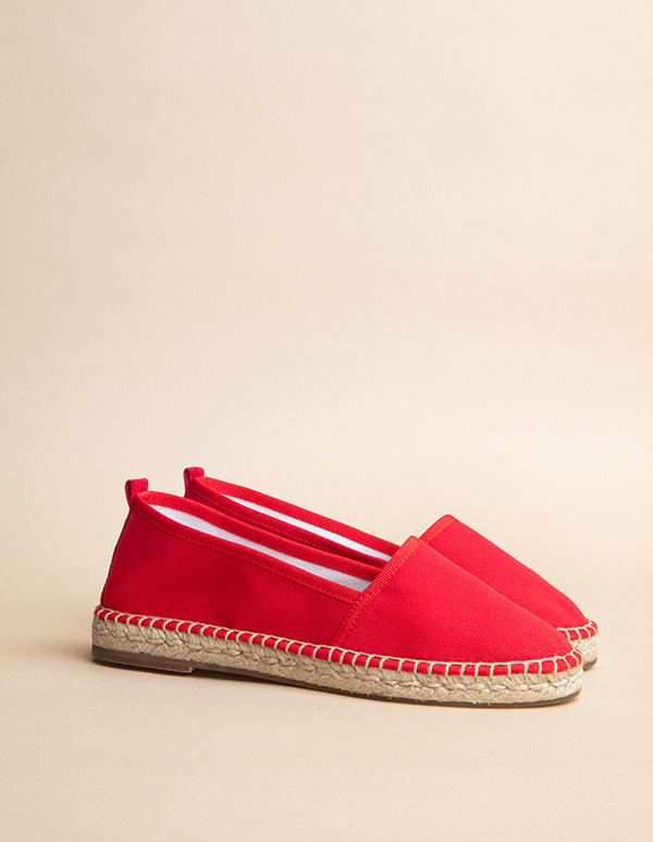 Espadrilles Toile Rouge  SOCOA