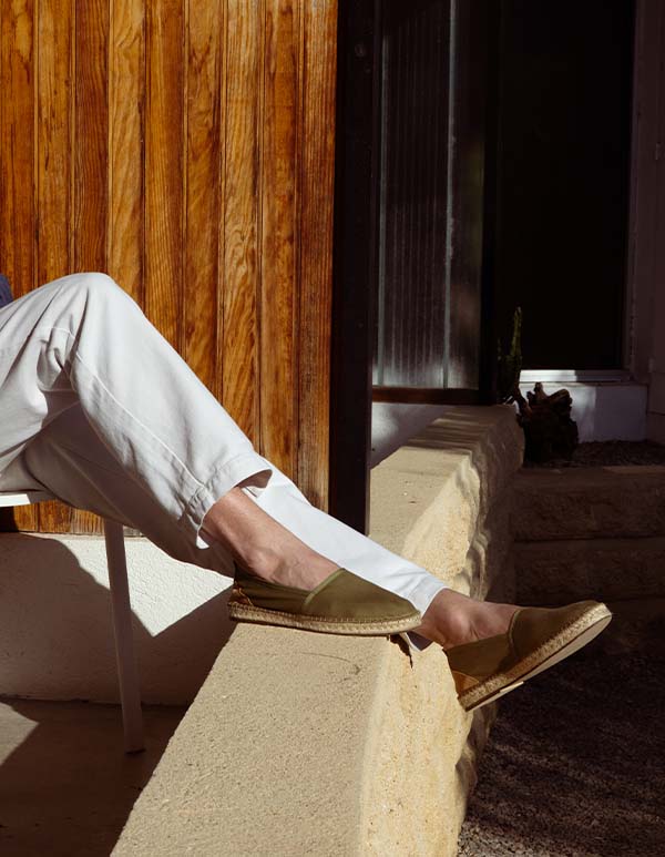 Espadrilles Toile Kaki ILBARRITZ