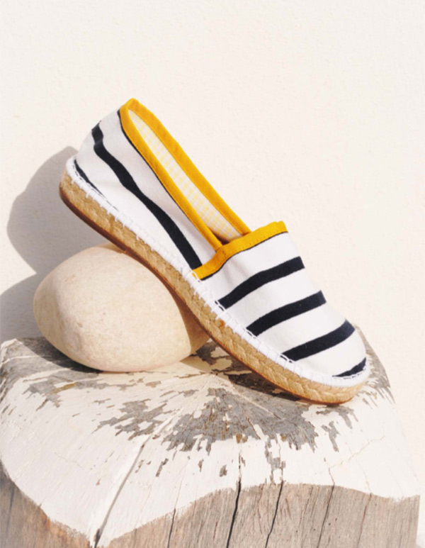 L’espadrille rayée par escadrille