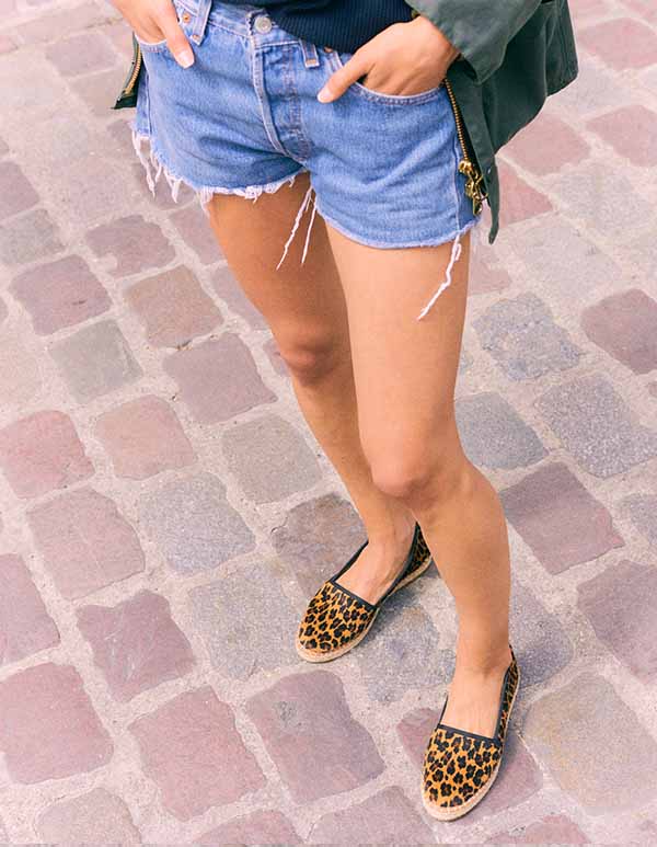 Espadrilles Cuir Léopard SKAGEN