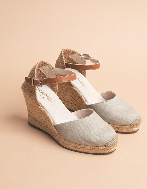 Espadrilles Toile Lin DOLCE VITA bride