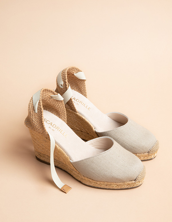 Espadrilles Toile Lin DOLCE VITA ruban