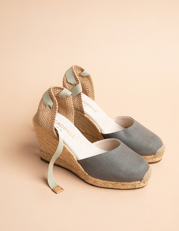 Espadrilles Toile Olive DOLCE VITA ruban